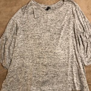 Obsession gray knit top